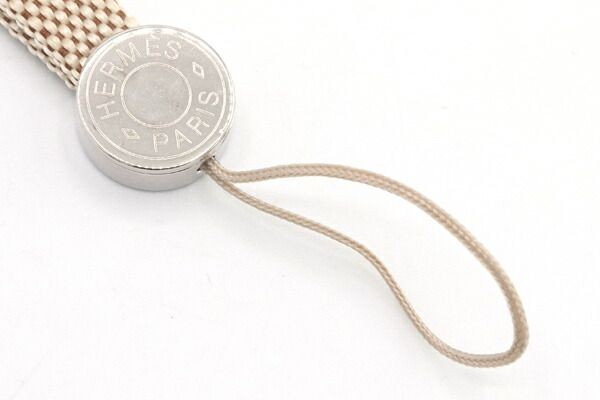 Hermes Mobile Strap Serie Beige Canvas