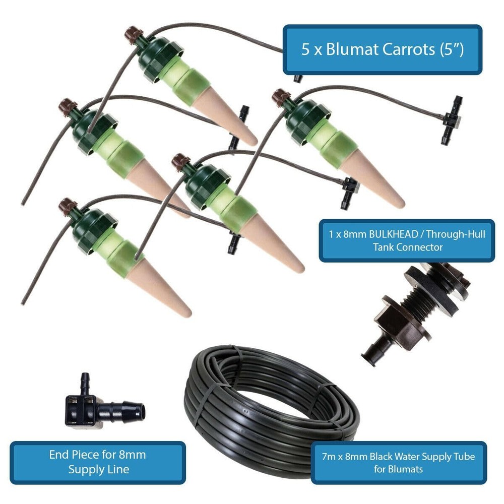 Blumat Drip Irrigation System - Tropf Patio and Deck Starter Kit - Automatic Pla