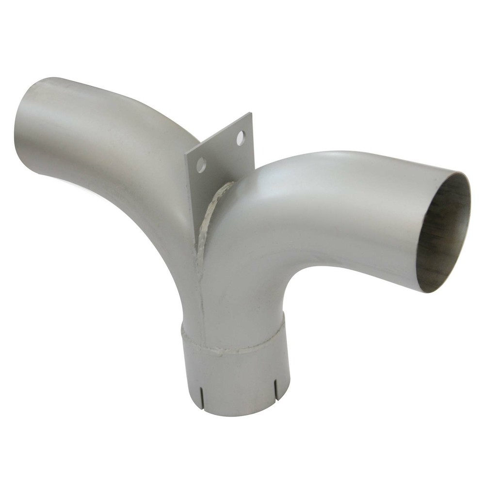 Aluminized 4 Inch Y-Pipe With Bracket 4" Aluminized 4" /OD