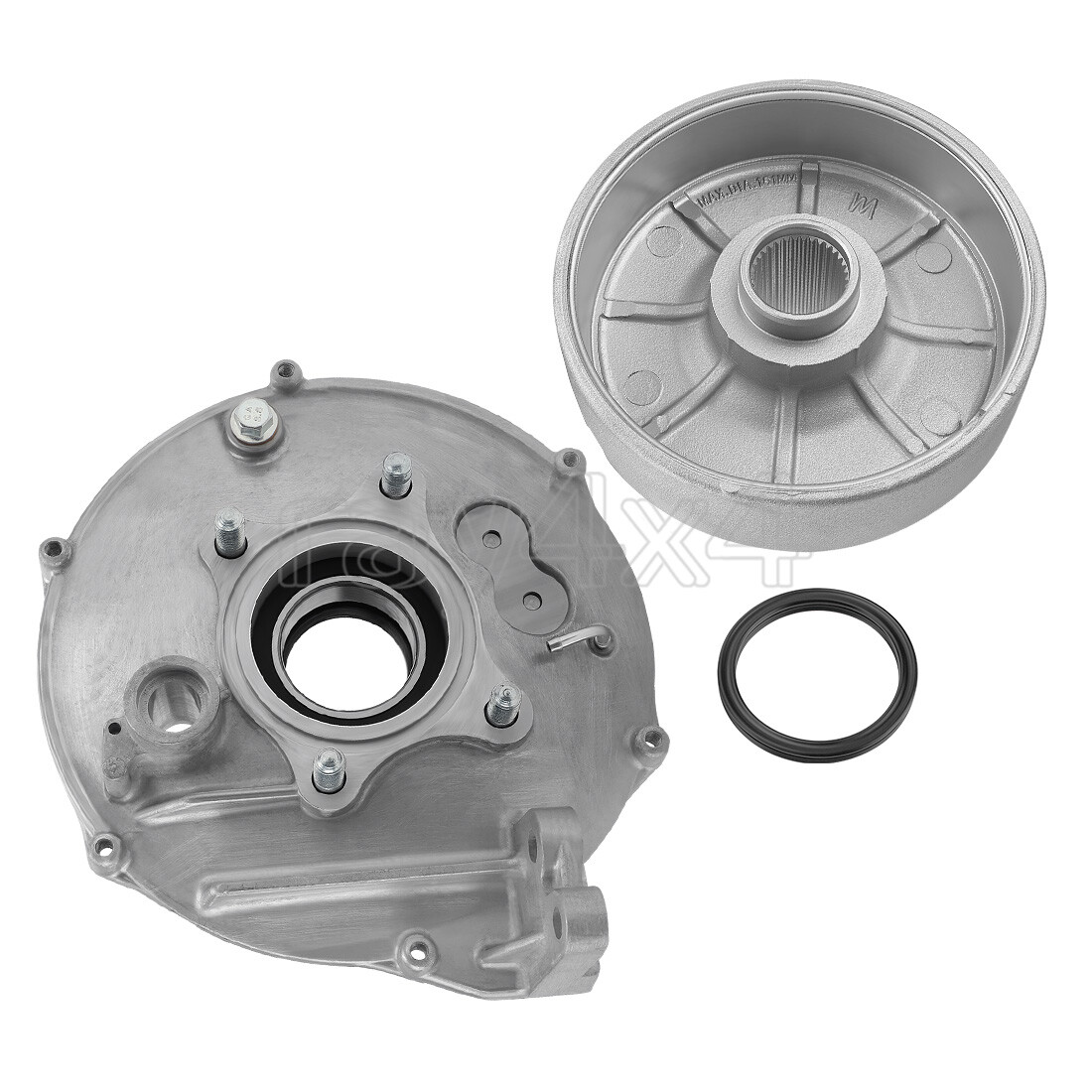 Rear Brake Drum Hub Plate Cover Seals Kit for Honda Rancher 420 TRX420FE/FM 4x4