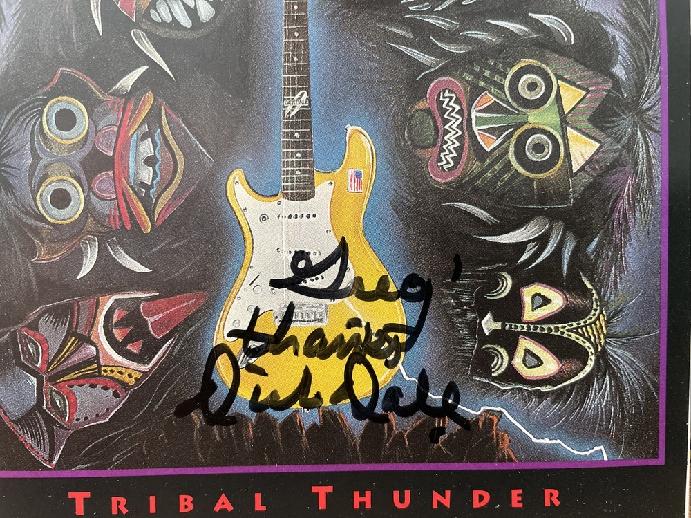 Dick Dale Tribal Thunder Signed CD Autograph 1993