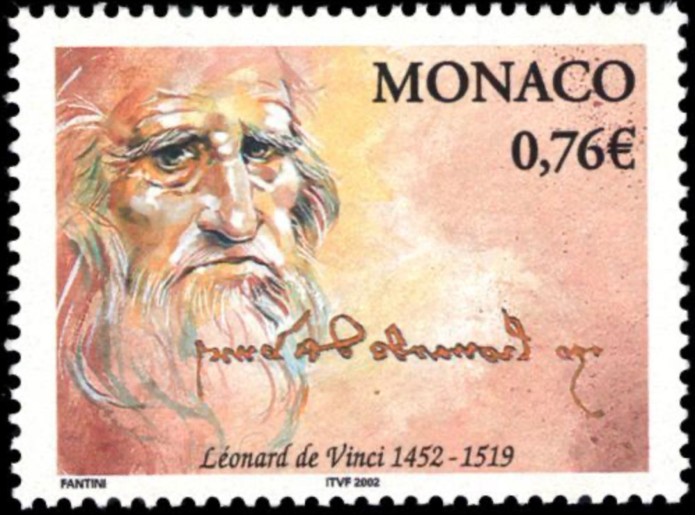 Monaco #YT2343 MNH 2002 Leonardo Da Vinci [2247]