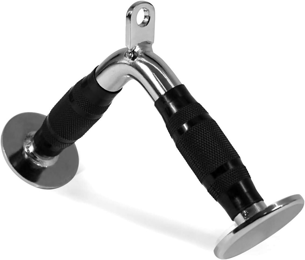 Tricep Press down Cable Machine Attachment Set, V-Shaped Bar, LAT Pull down Stra