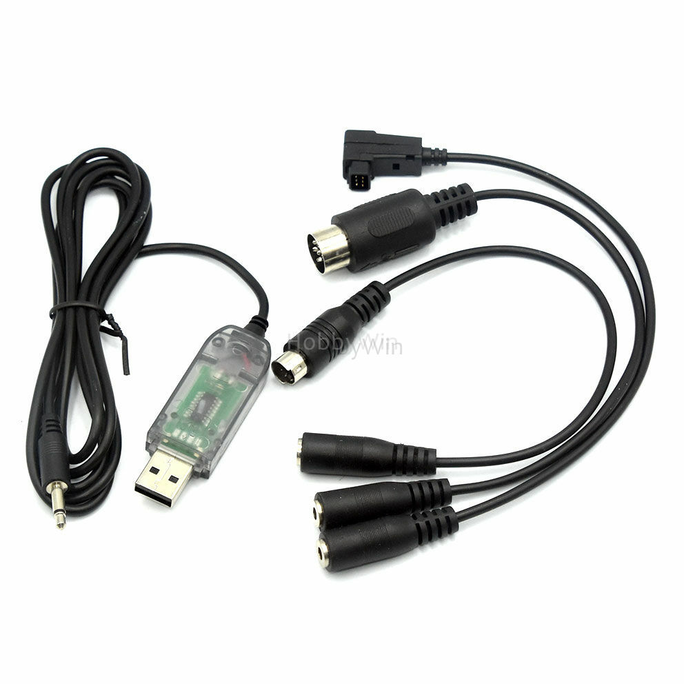 Dynam RC Flight USB Simulator Cable & Dongle Model Airplane Warbird Helicopter