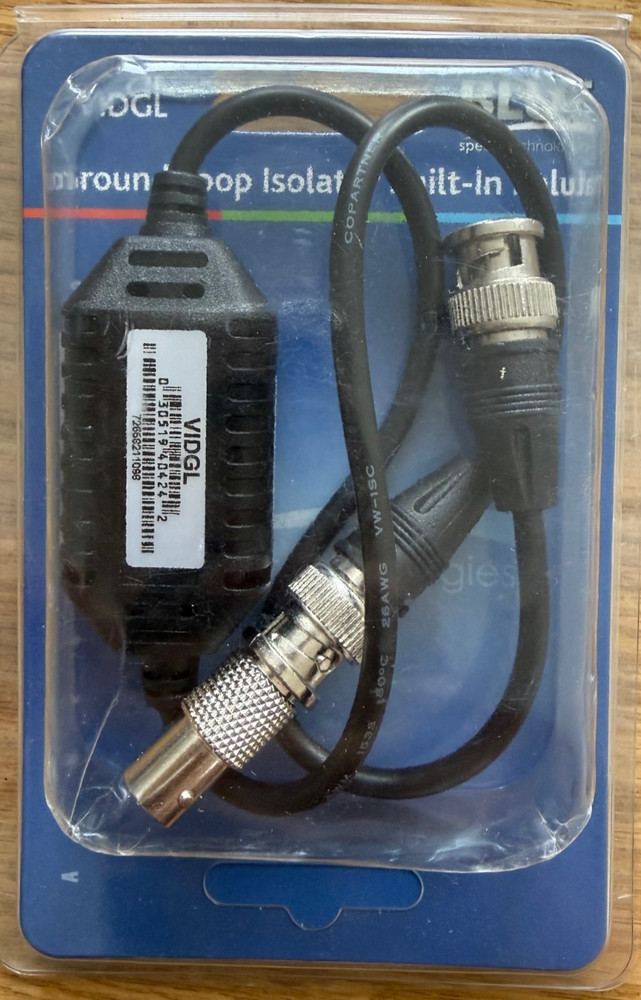 Speco Technologies Surveillance Ground Loop Isolator Built-in Video Balun VID-GL