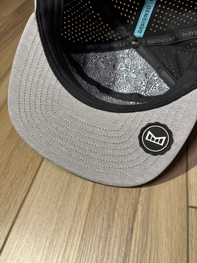 Melin Trenches Icon Hydro Hat Grey Baylor Bears Custom Patch 60cm