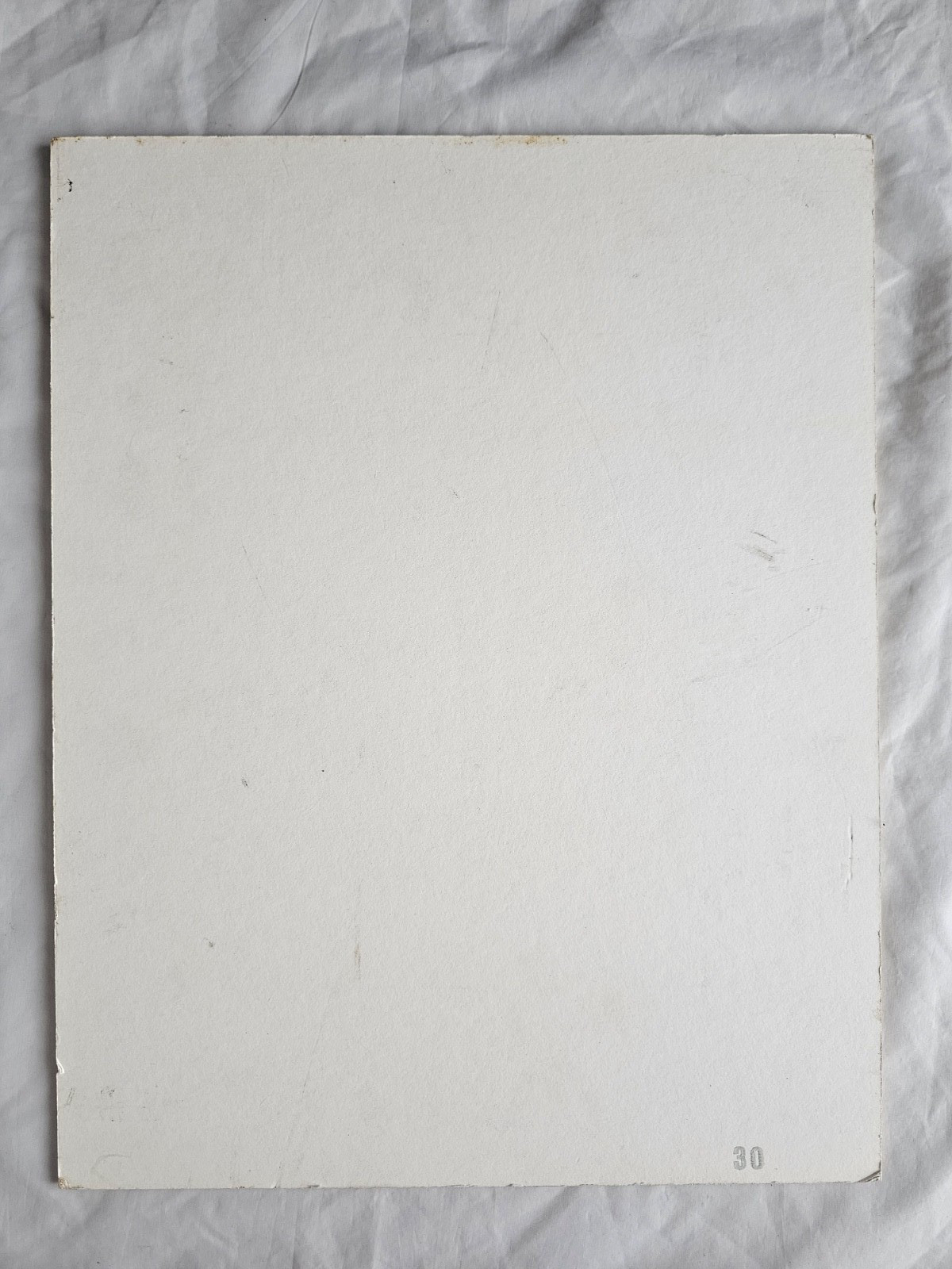 A CHARMING MOUNTED ANTIQUE ILLUMINATED MANUSCRIPT PAGE, EMBOSSED