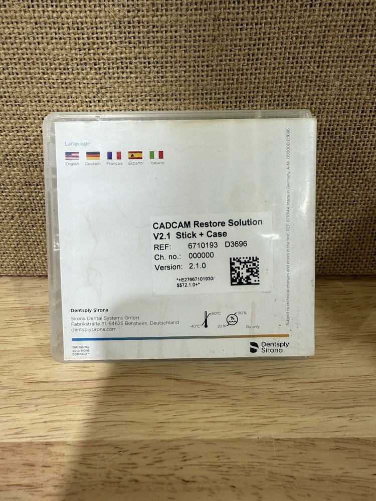 Dentsply Sirona Restore Solution V 2.1