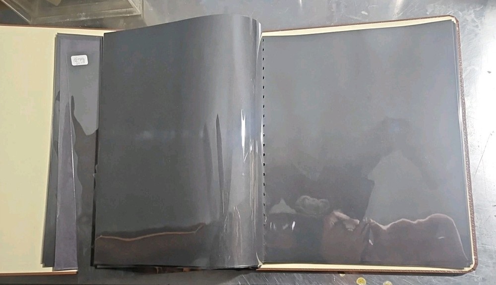 Stamp Mint Sheet File Album With 23 Rings Binder - 25 PAGES. SB#0046