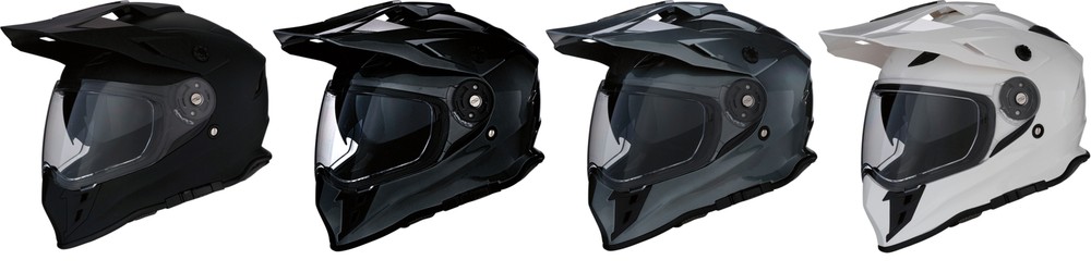 Z1R Range Dual Sport Solid Color Helmet