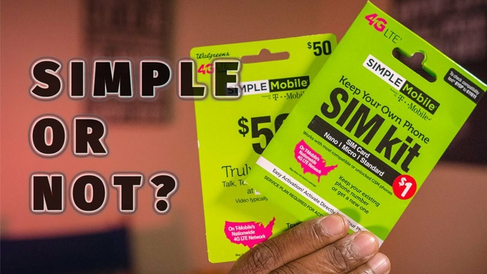 SIMPLE MOBILE | $50 PLAN | 1 MONTH INCLUDED