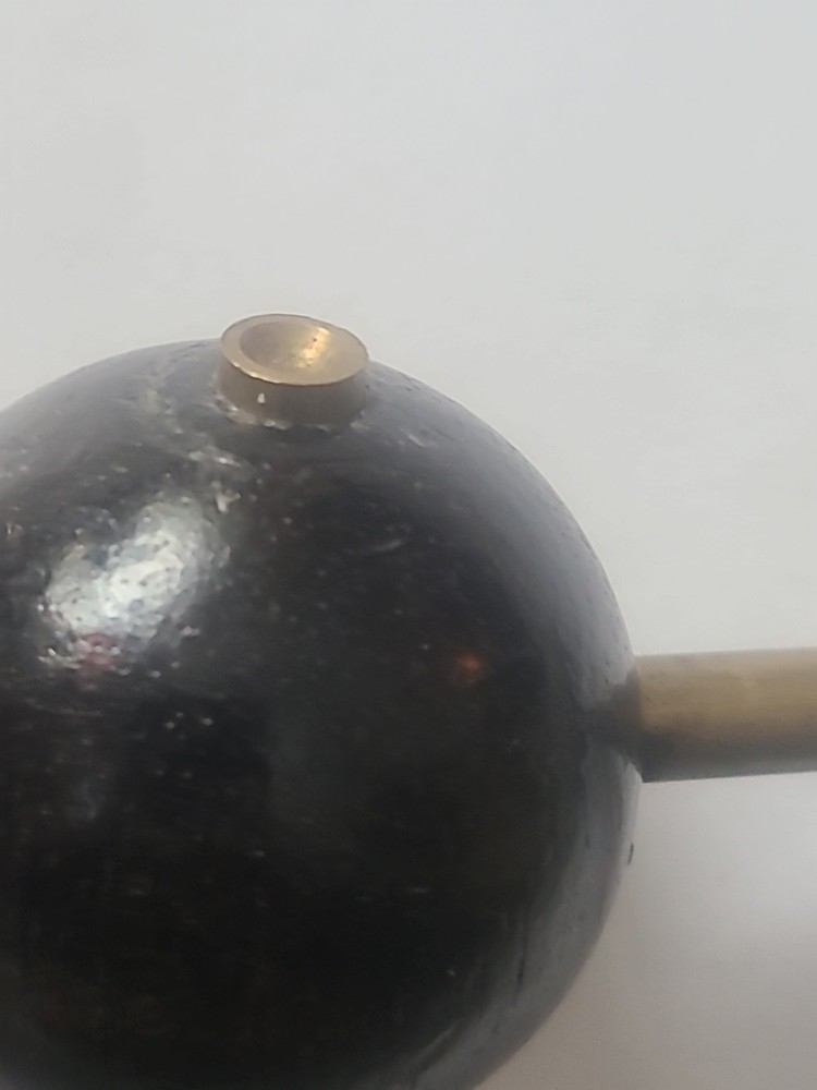 Vintage Muzzleloader Ball Starter Bullet Starter Hardwood & Brass Small Diameter