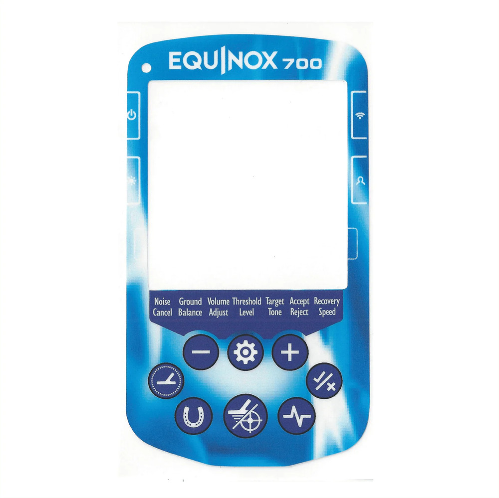 Minelab Equinox 700 Vinyl Keypad Sticker - Multiple Options