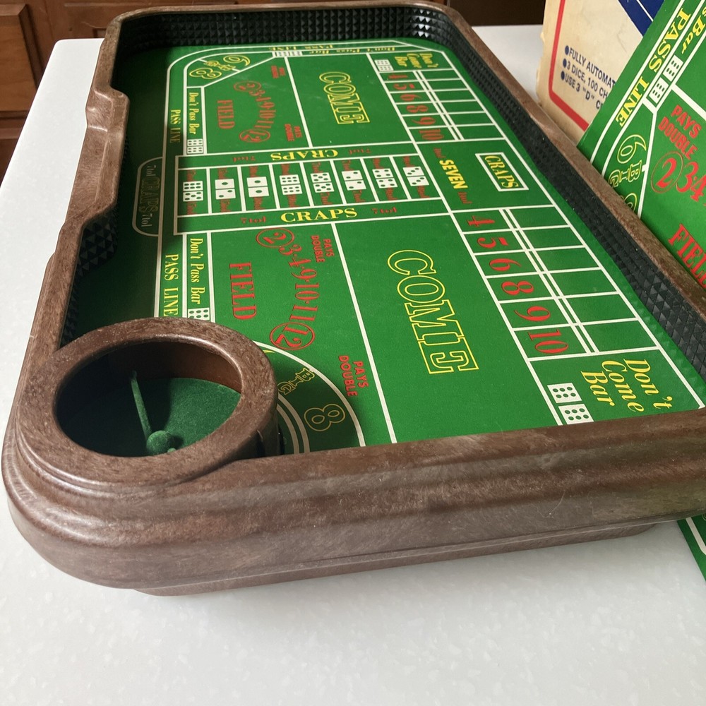 Vintage Waco Auto-Shooter Craps Table Automatic Dice Roller Complete, TESTED!