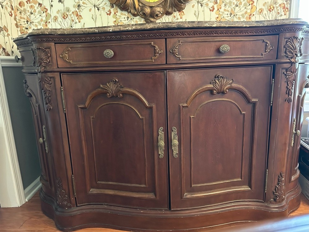 Server Cabinet Marble Top