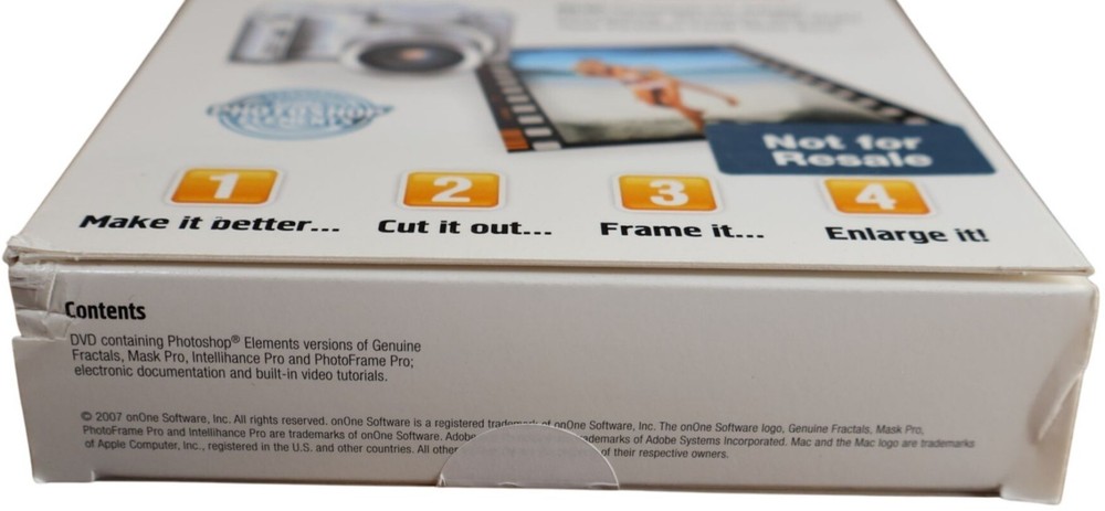 onOne Essentials 2 (2007) for Adobe Photoshop Elements Mac Win DVD Suite