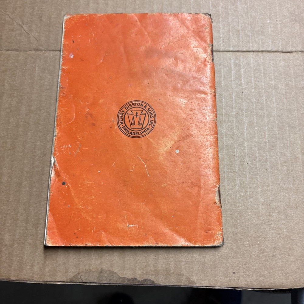 Disston Saws, Tools, And File Manual