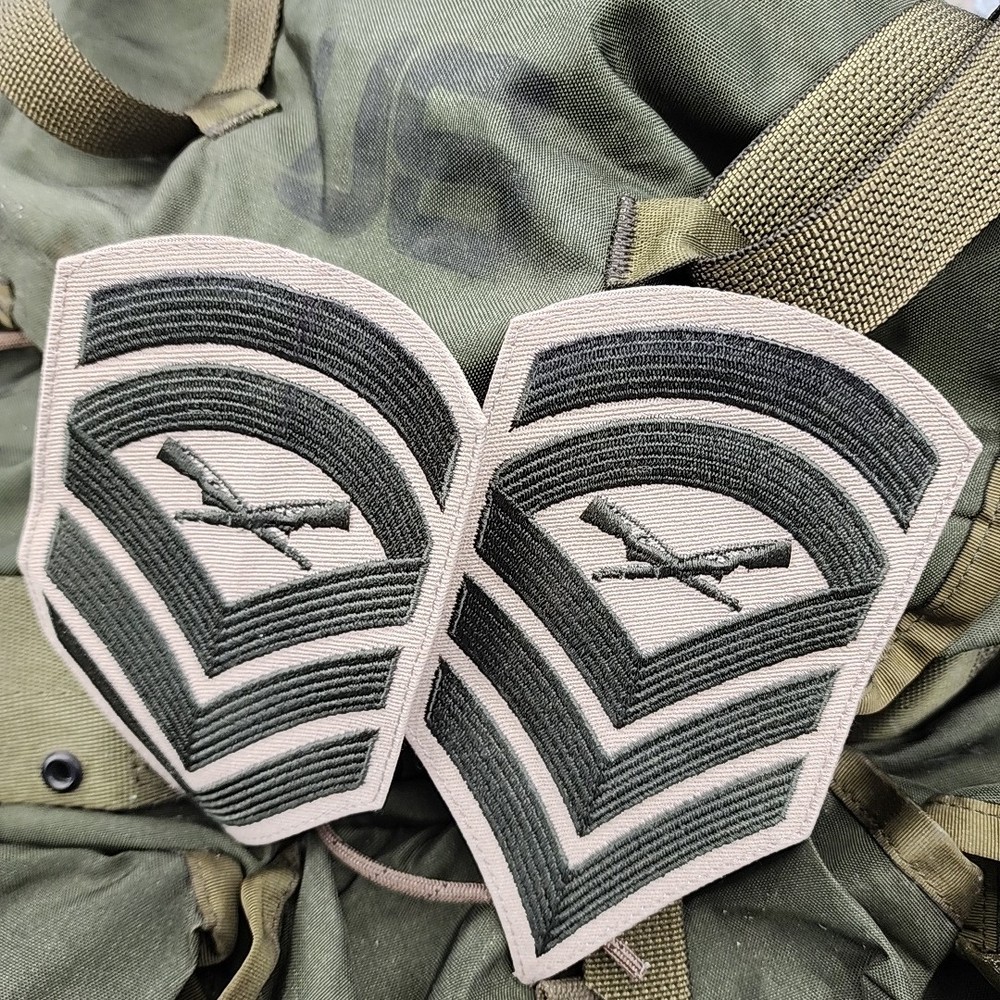 gunnery sergeant patch E-7 Lot Of 2