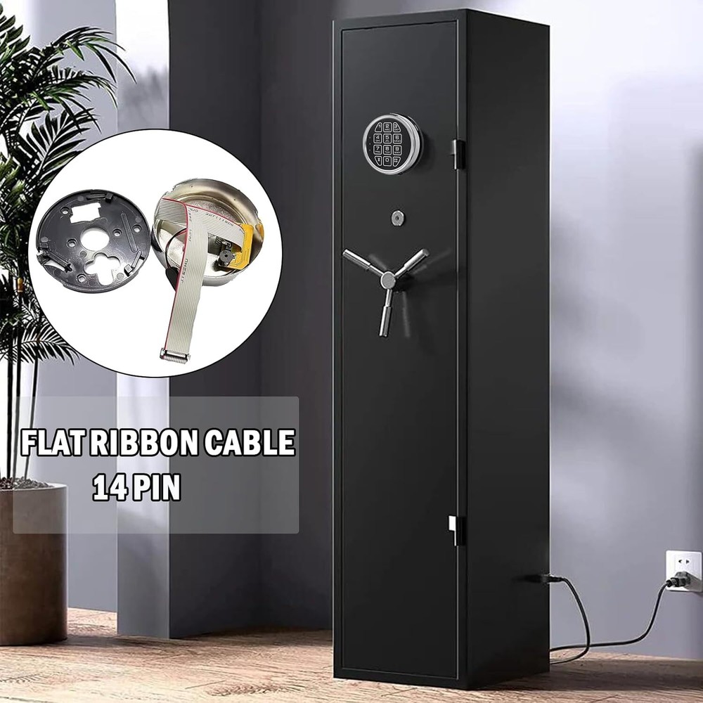 Stack on Safe Lock Replacement with Swing Bolt Digital Keypad Electronic Lock