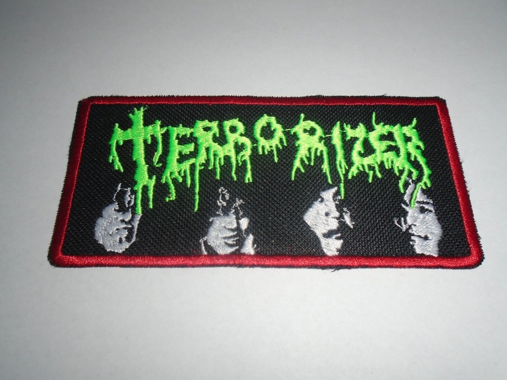 TERRORIZER IRON ON EMBROIDERED PATCH