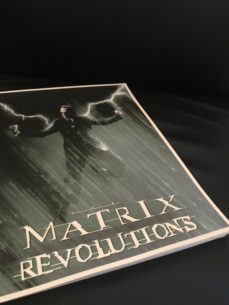 Warner Bros. THE MATRIX TRILOGY Rare Script SCREENPLAY SET Collection