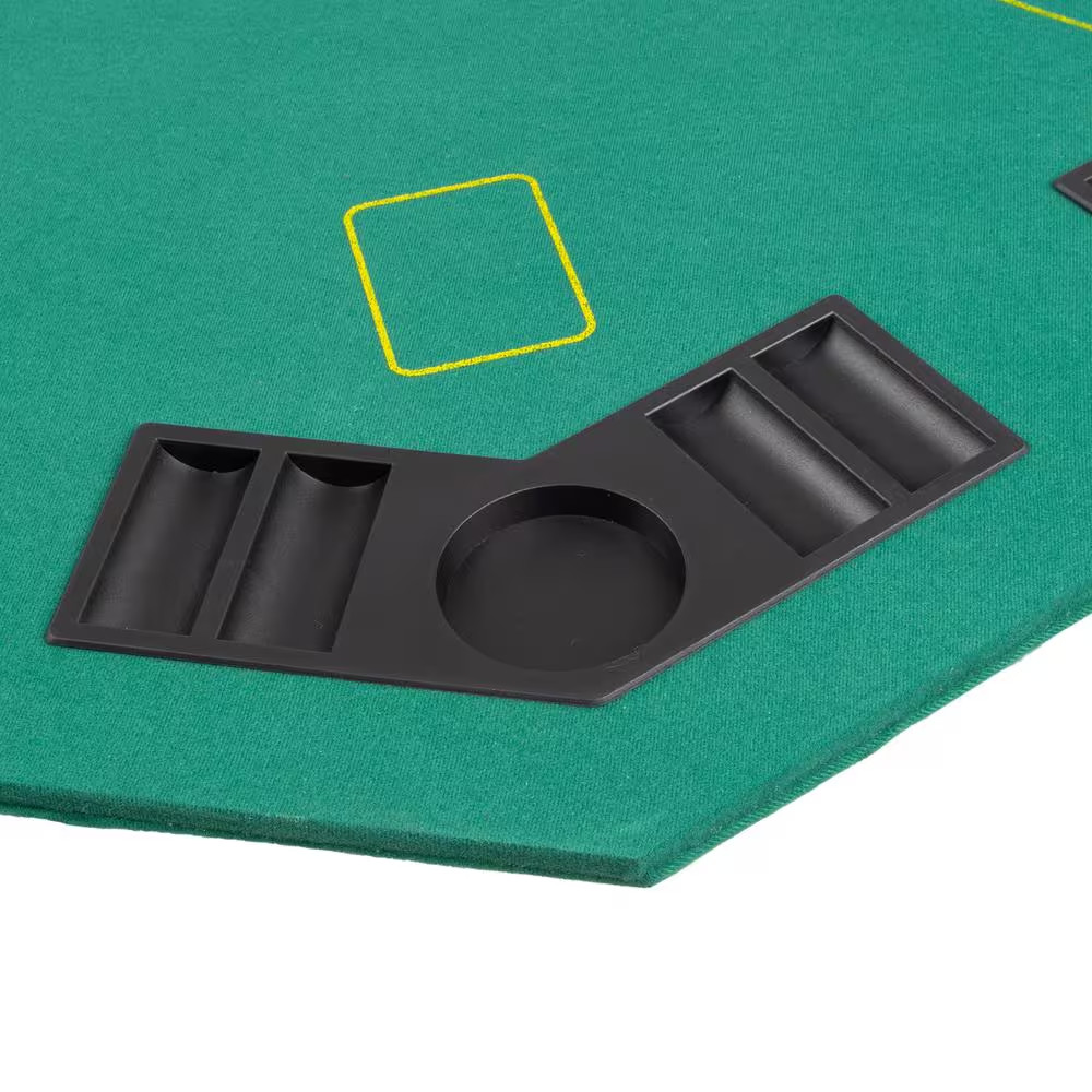 Deluxe Poker and Blackjack Table Top with Case