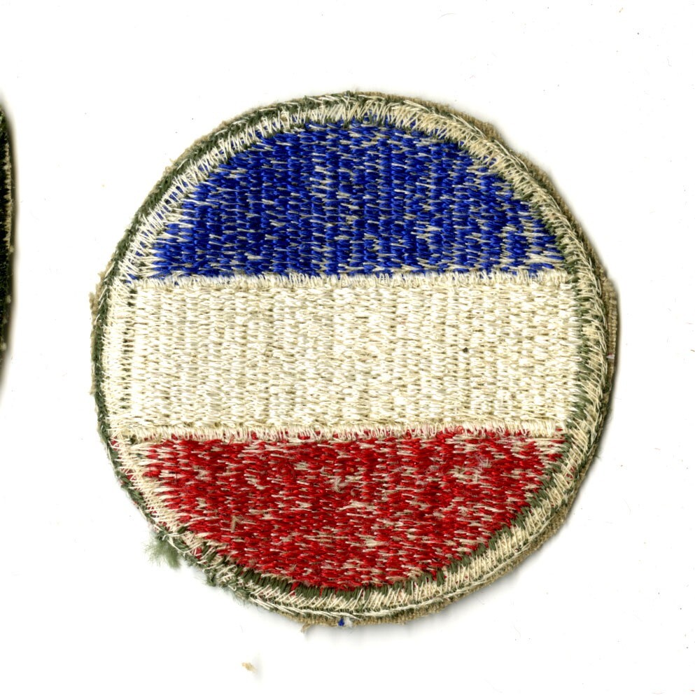 Army Ground Forces White Back Patch WWII Original
