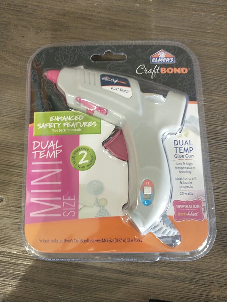Elmer's Dual-Temp Crafting Mini Glue Gun New
