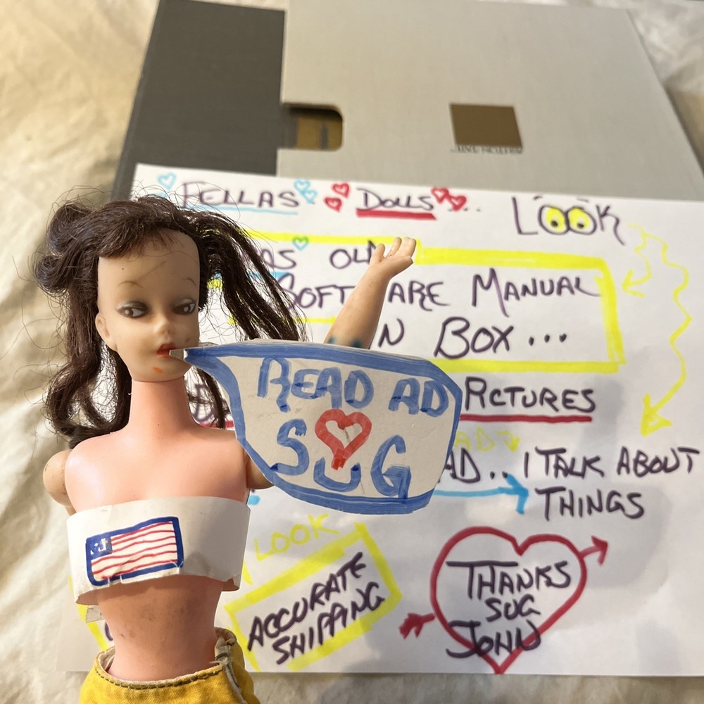 Vintage Computer Software Manual Book Database Three For 16 Bit Pc 1984 + Discs