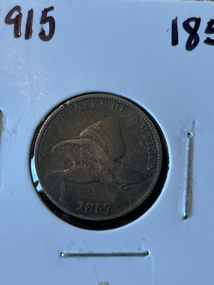 1857 Flying Eagle Cent VF