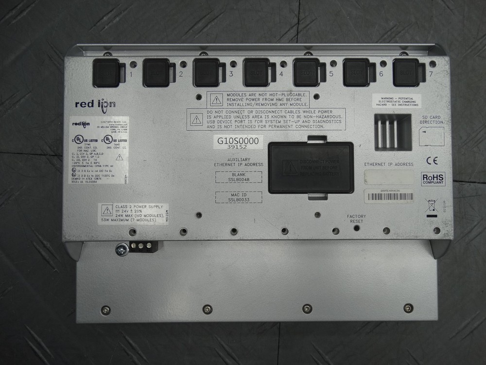 Red Lion Controls G10S0000 Open Interface TouchScreen 10 in