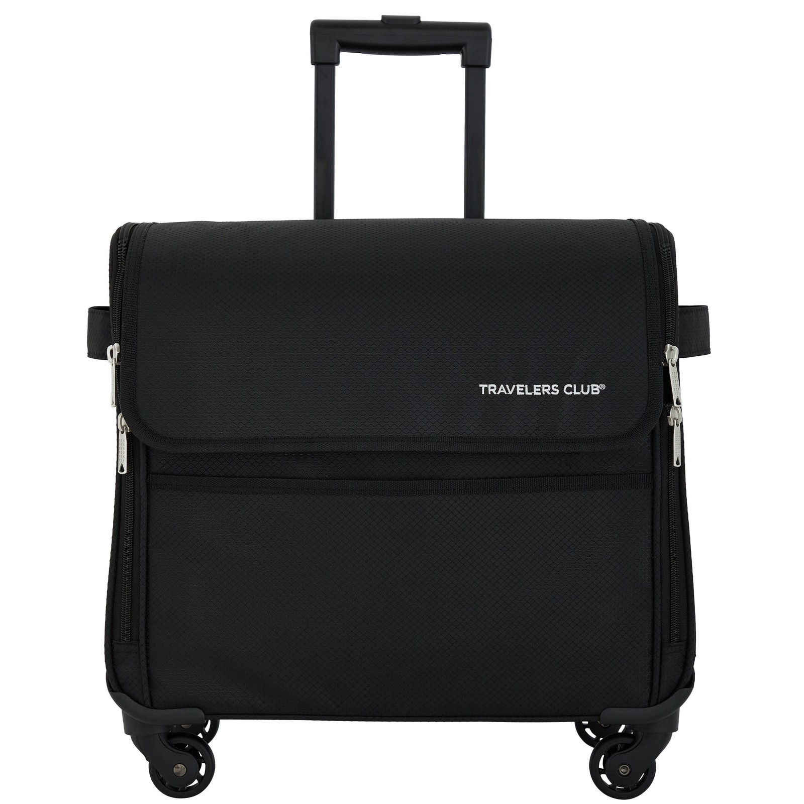 17-inch Travel Rolling 4-Wheel Sewing Machine Bag, Black