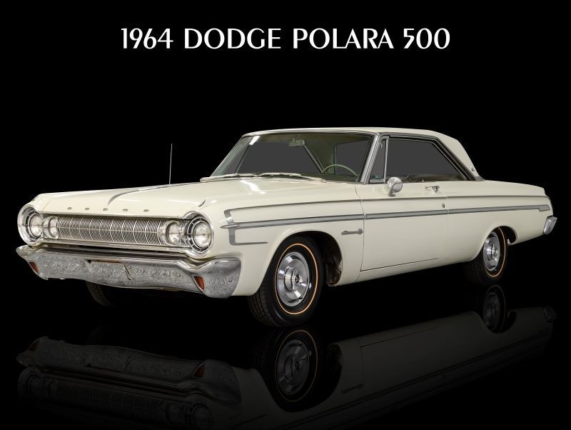1964 Dodge Polara 500 in Cream Color NEW Metal Sign: 9x12" & Free Ship
