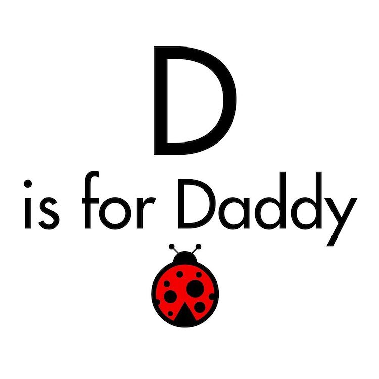 CafePress Ladybug Daddy 10" Wall Clock (121754623)