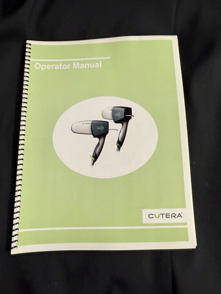 Cutera Pearl Operator Manual
