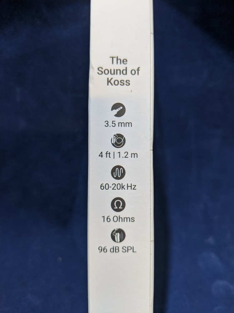 KOSS 191651 KE5 Earbuds (Black)