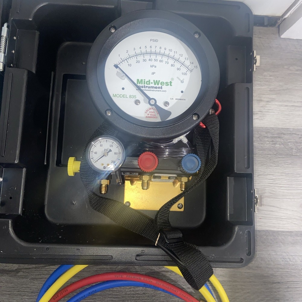 Mid-west Instruments 835 backflow testing kit