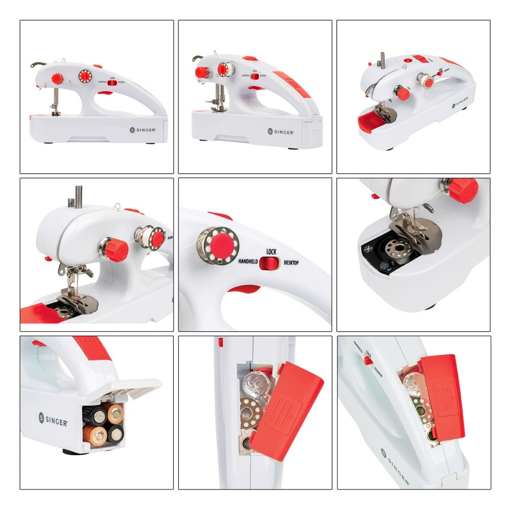 SINGER Stitch Quick Plus Cordless Handheld Portable Mending Machine