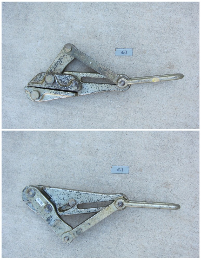 Klein Tools 1628-17 .50"-.75" 15000 Lbs Cable Grip Puller, Used-4