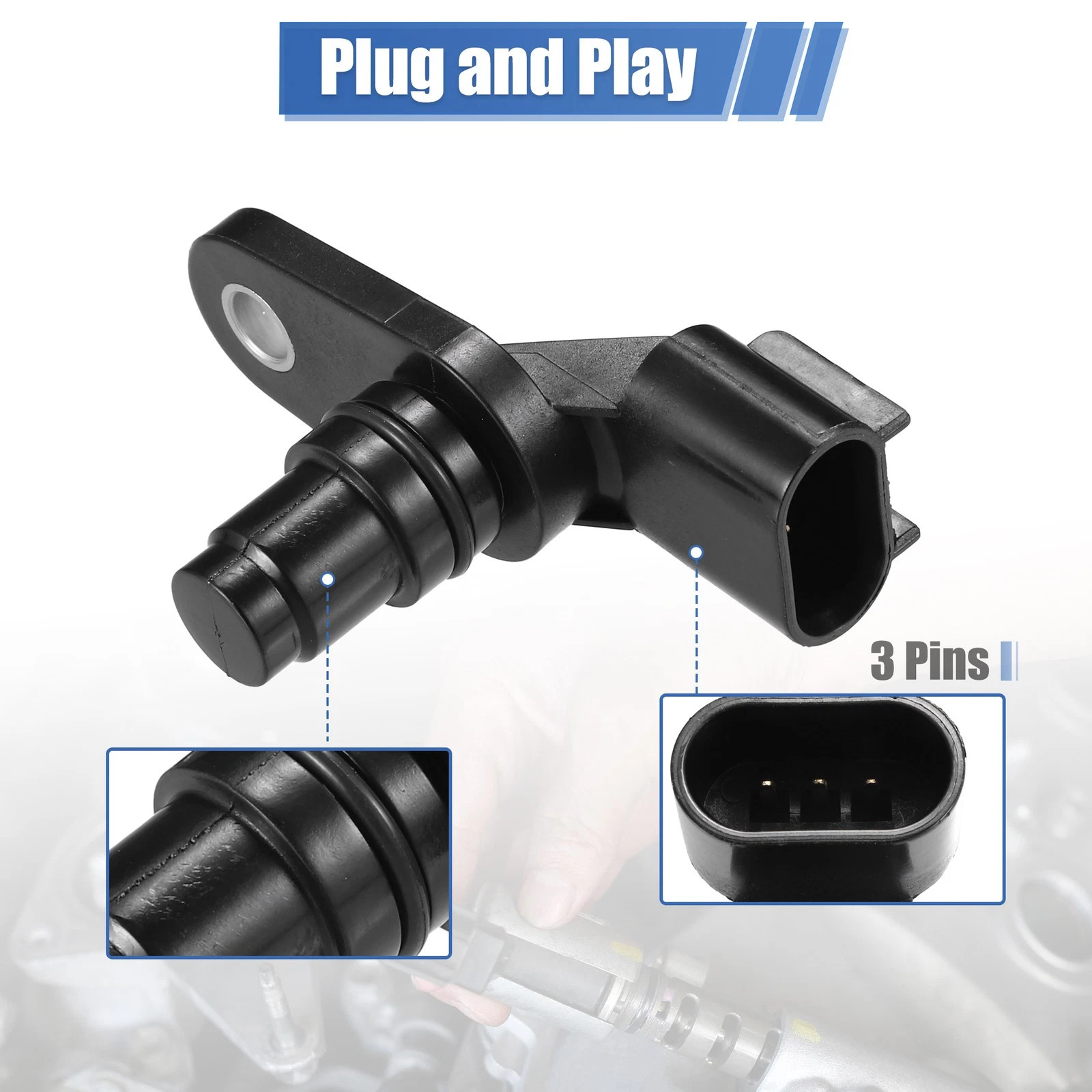 2x OEM Genuine Camshaft Position Sensor Fit For Chevrolet Equinox 2010-2017 2.4L