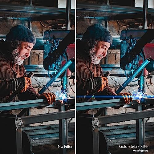 Variable Blue Streak Filter Rotating Circular Anamorphic-Style 77MM BLUE