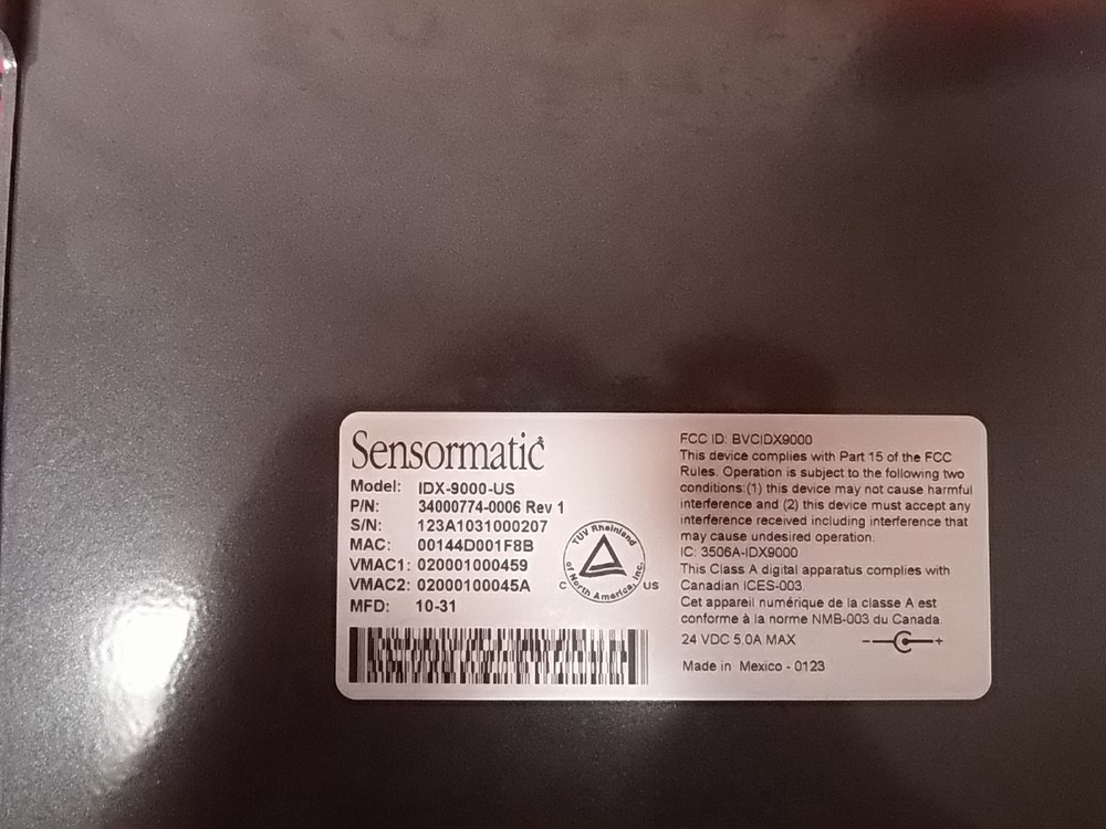 Sensormatic IDX-9000 Inventory Intelligence RFID RF Unit