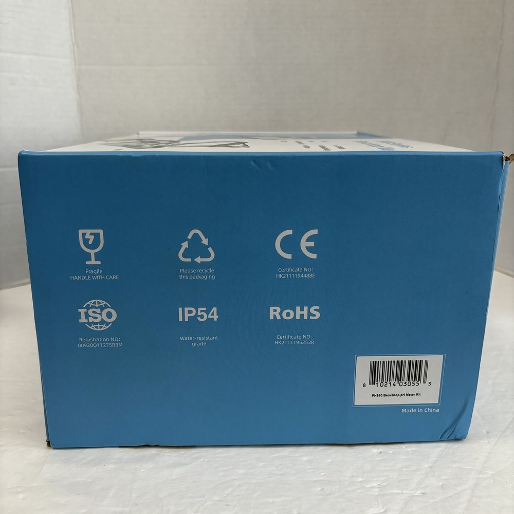 NEW Apera Instruments PH910 Benchtop Lab pH Meter Kit with LabSen 211 Electrode