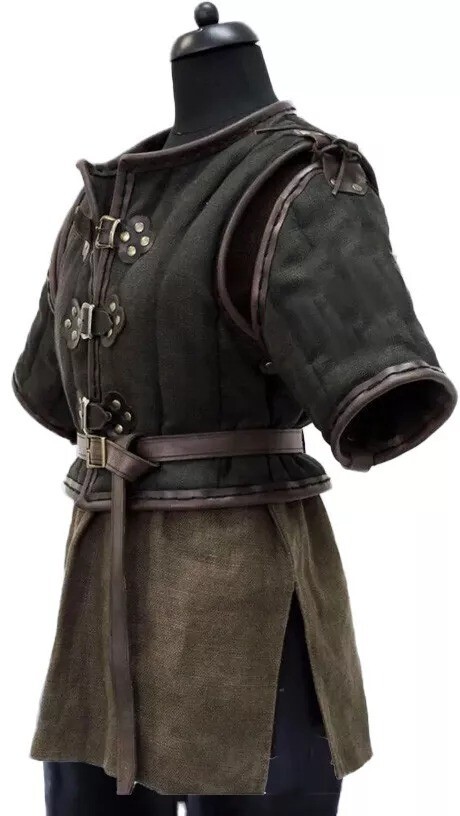 Medieval Gambeson Aketon Coat Jacket for SCA LARP Costume
