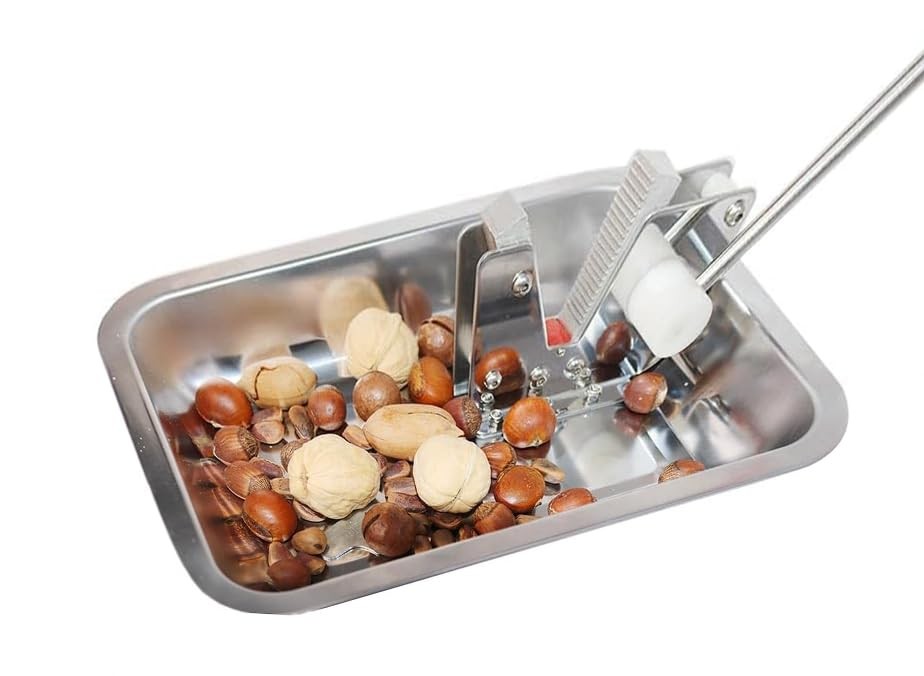 Mechanical Heavy Duty Nut Cracker Walnut Pecan Hazelnut Sheller with Storage ...
