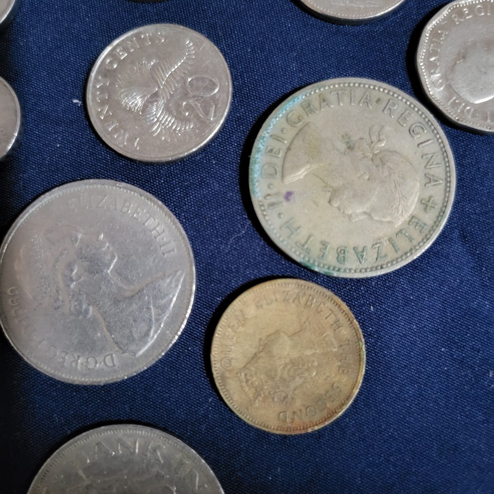 11 Foreign Coins