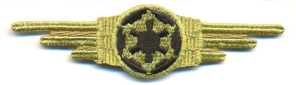 STAR WARS IMPERIAL CREW WING HOOK VEL-KRO PATCH - STW45V