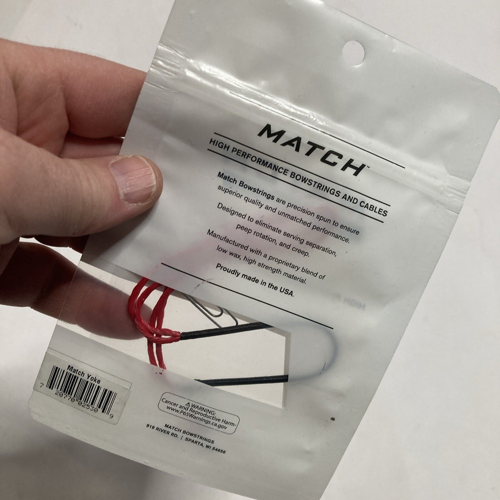 Match Bowstrings V3x 33 Match Yoke New