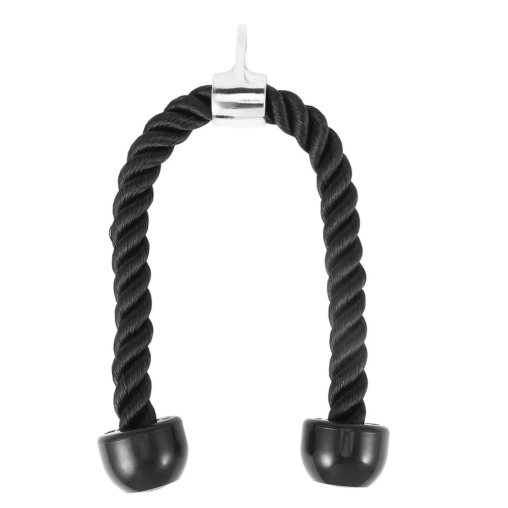 Tricep Rope Attachment Cable Machine Handle Fitness Pulldown Triceps Pushdown