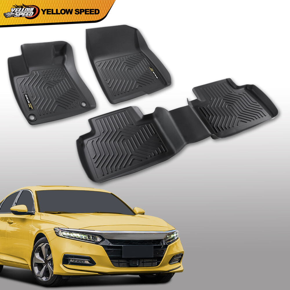 Floor Mats Fit For 2018-2022 Honda Accord Sedan Waterproof Protection Liners 3pc